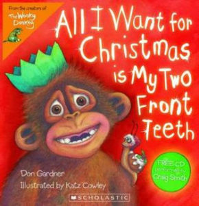 all i want for xmas is my two front teeth book cover