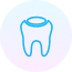 white fillings colorful icon